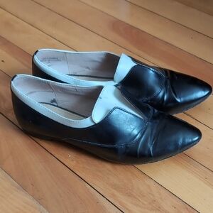 French Connection Monochrome Leather Shoes 36